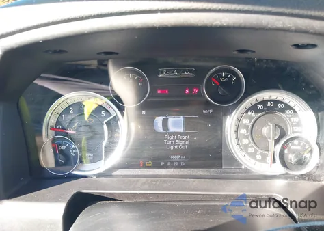 2016 Ram 2500 Big Horn z USA, uszkodzony, nr VIN 3C6UR5ML8GG187056